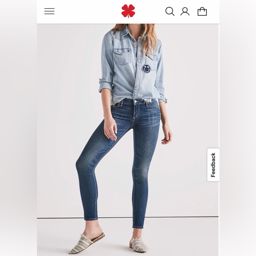 Lucky Brand Stella Skinny Ankle